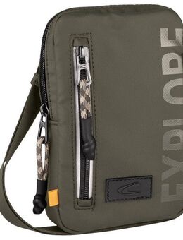camel active Handytasche Explore, wasserabweisendes recyceltes Nylon und reflektierende Reißverschlüsse