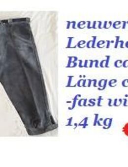 sehr gut erhaltene Leder - Bundhose - Nürnberg