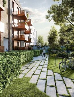 Neubau-Domizil mit Echtholzparkett, Fußbodenheizung und 2 Balkonen - Berlin