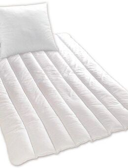KBT Bettwaren Microfaserbettdecke + Kopfkissen Sleep and Dream, 2-tlg, Füllung: Polyester, Decke mit Kissen, Bettdecke 135x200 cm, Kissen 80x80 cm