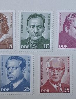 DDR 1973 Berühmte Persönlichkeiten Satz komplett postfrisch - Görlitz