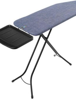 Brabantia Bügelbrett Bügeltisch C, 124 x 45 cm, Dst-Ablage Solide, Bügelfläche 124x45 cm, Fairtrade-zertifiziert