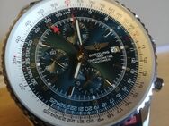 REP. Breitling Navitimer World 7750 Automatik lederband (dunkel blau) faltschliesse - Wadern Zentrum