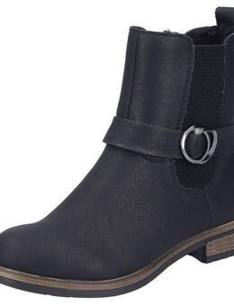 Rieker Winterstiefelette, Chelseaboots, Boots, Blockabsatz, mit Innenreißverschluss