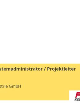 ERP & IT-Systemadministrator / Projektleiter (m/w/d) - Berlin