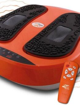 MediaShop Vibrationsplatte VibroLegs, 30 W, 10 Intensitätsstufen, (3 tlg., mit Trainingsplan)