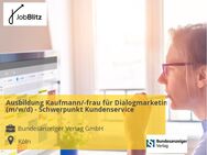 Ausbildung Kaufmann/-frau für Dialogmarketing (m/w/d) - Schwerpunkt Kundenservice - Köln