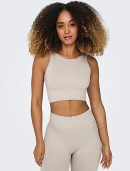 ONLY Play Trainingstop ONPJAIA LIFE UN SL SEAM SHORT TOP NOOS Cropped Fit, in feiner Rippstruktur