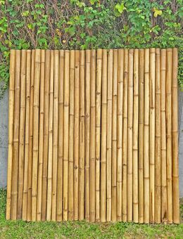 Bambus Rollzaun 180x180 cm – Moso Bambus Sichtschutz Garten Terrasse - Herne