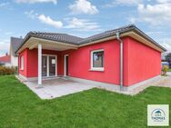 Ihr Traum-Bungalow in Graupa: 99 m2, 4 Zimmer, Fußbodenhzg., Solar, Garten, Terrasse & Doppelgarage - Pirna