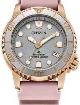 Citizen Taucheruhr Promaster Eco-Drive Diver EO2023-00A, Armbanduhr, Solar, Damenuhr, analog, Tag, Batterie-Entladungsanzeige