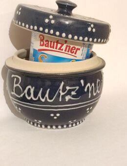 Senftopf bunzlauer Art-Bautzener- Keramik - incl. Bautzner Becher - Görlitz Zentrum