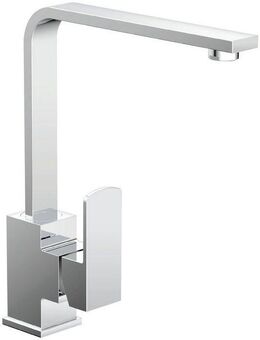 welltime Spültischarmatur Viktoria Design-Armatur für Küchenspüle, eckig