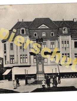 Alte Ansichtskarte „Moers a. Rh. – Altmarkt“, gel. 1909 - Landsberg