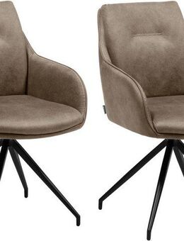 OMG Design Esszimmerstuhl Tijn (Set, 2 St), Drehstuhl, Armlehnenstuhl, pflegeleicht