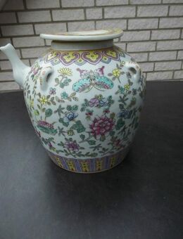 Porzellan Gefäß mit Ausgießer znd Deckel 4 l Asiatika China? Deko 49,- - Flensburg
