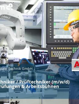 Servicetechniker / Prüftechniker (m/w/d) für UVV-Prüfungen & Arbeitsbühnen - Mayen
