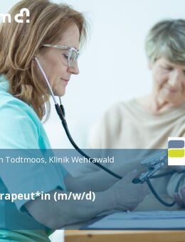 Physiotherapeut*in (m/w/d) - Todtmoos