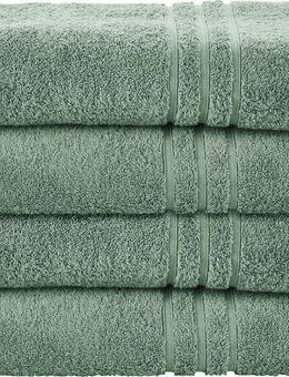 done.® Handtuch Set Daily Uni, Walkfrottier (Set, 4-St), Uni Farben, saugfähiges Walkfrottier