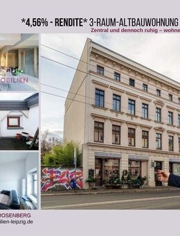 Attraktives Renditeobjekt: Frisch vermietete 2-Raum-Wohnung mit Terrasse - Leipzig