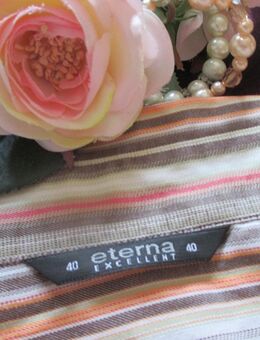 NEU * Edel * klassisch * Business * Freizeit * Streifen * Hemd- Bluse "eterna" Gr. 40- 42/ M * mehrfarbig * Pastell * - Riedlingen