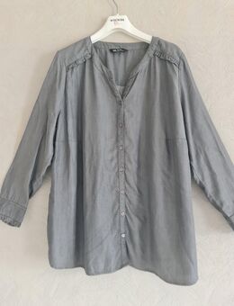 Ulla Popken Damen Übergröße Tunika Bluse Gr. 3XL BW: 70 cm Grau - Geseke