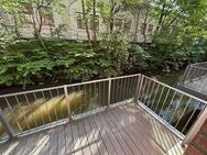 Leerwohnung in wunderschöner Wohnanlage, Direkt an der kleinen Luppe, Wasserseite - Leipzig