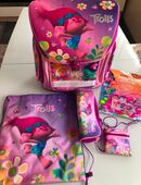 Mädchen Trolls-Schulranzenset Ranzen Rucksack Schule 4-teilig Trolls-Schulranzenset Schmuckbox Geschenk in 72459