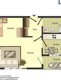 Seniorenwohnung. 2-Zimmer-Wohnung in Solingen Mitte - Solingen (Klingenstadt)