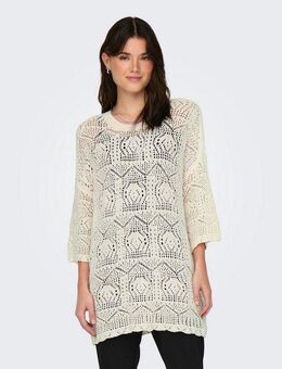 ONLY Rundhalspullover ONLBEACHIE LIFE SS LOOSE O-NECK NOOS KNT