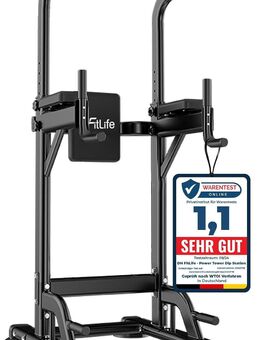 DH FitLife Power Tower: Dip Station, Klimmzugstange, Rückentrainer | Home Gym - Berlin Lichtenberg