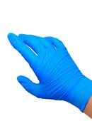 Einmal Handschuhe, blau, Größe M in 70329