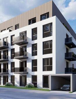 Bester Energiestandard! Moderne 1-Zi-Wohnung mit Balkon und Küche - KFW 40 NH - Neuötting