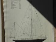 Segelyacht Atlantik ex Hamburg VII Druck Bütten-Kupferdruckpapier Druck Bild 39,5 x 53,5 cm Edition mgv maritime graphics verlag 1989, 25,- - Flensburg
