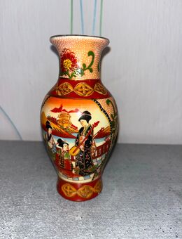 Japanische Porzellanvase mit Geisha-Motiv Handbemalt Unikat - Mülheim (Ruhr)