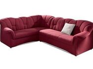 DOMO collection Ecksofa Papenburg B/T/H: 242/190/84 cm L-Form, wahlweise mit Bettfunktion, Langer Schenkel links oder rechts