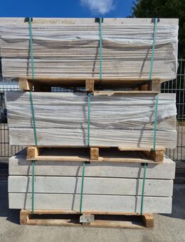 Travertin Blockstufen Classic 15x35x150 cm – gesägt, getrommelt & offenporig – Kanten gefas - Lingenfeld