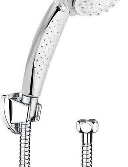 CORNAT Handbrause 8 Strahlarten: Normal-, ECO-, Soft & Massagestrahl - Anti-Kalk, Wasserspareinsatz - 150 cm Brauseschlauch