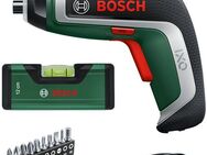 Bosch Home & Garden Akku-Schrauber IXO 7 Level Set, mit Bit-Set, Wasserwage und Ladekabel
