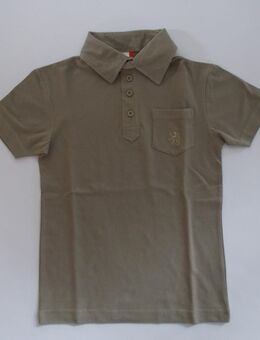 Polo-Shirt für Jungen der Marke Yigga Braun Grau Gr. 128 zu verkaufen. - Bielefeld