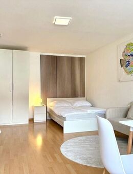 Vollmöblierte 1-Zimmer-Wohnung mit Balkon & TG-Stellplatz - Nähe MTU, ZF, Airbus & DHBW! - Friedrichshafen