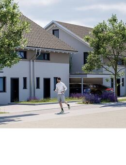 Elegante und energieeffiziente Neubau-Doppelhaushälfte in Krofdorf - Wettenberg