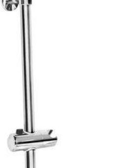 CORNAT Steigrohr 80 - 130 cm - Höhenverstellbar - Mit Umschalter & Handbrausenhalter, Variable Wandbefestigungen / Duschstange für Kopfbrausen
