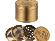 Gold Grinder 50mm, 4-teilig Kräutermühle - Deko Goldbarren Mühle - Wegberg Zentrum