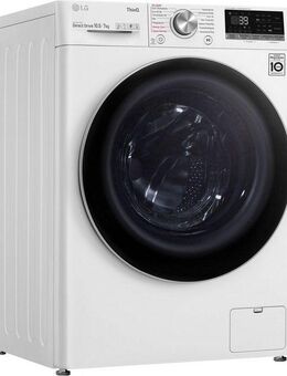 LG Waschtrockner V7WD107H2E, 10,5 kg, 7 kg, 1400 U/min, TurboWash® - Waschen in nur 39 Minuten