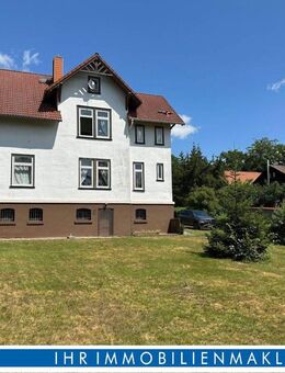 Landschaftlich schön gelegenes Grundstück mit gepflegtem Ein-/Zweifamilienhaus für Ruhesuchende und Naturliebhaber - Bad Sachsa