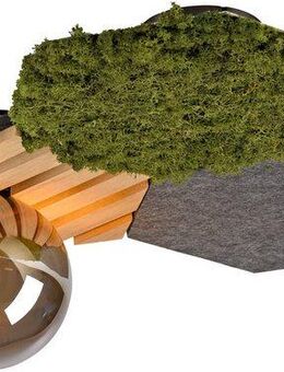 JUST LIGHT Wandleuchte GREEN HEX, Ein-/Ausschalter, Leuchtmittel wechselbar, Warmweiß, ExklusiveG9