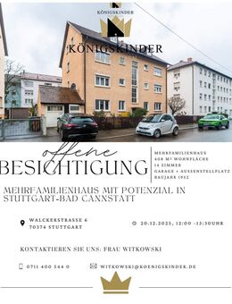 Mehrfamilienhaus mit Potenzial in Stuttgart-Bad Cannstatt - Stuttgart