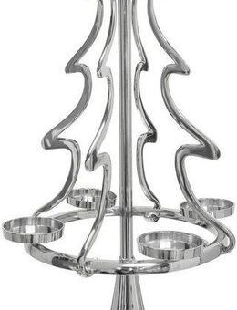 my home Adventsleuchter Tannenbaum, Weihnachtsdeko (1 St), Kerzenständer aus Aluminium, Höhe 86 cm