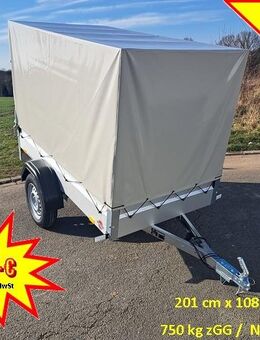 STEMA Anhänger FT 750 mit Hochplane grau 133 cm NEU - Iserlohn
